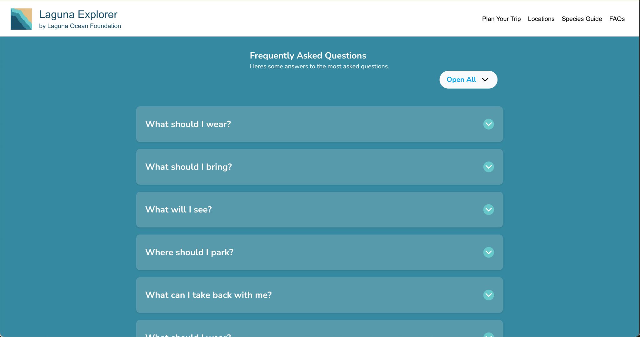 Old Laguna FAQ screenshot