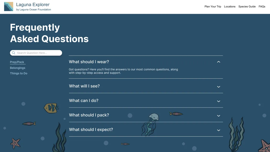 FAQ redesign, version three